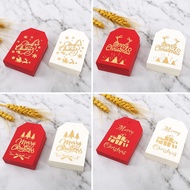 Merry Christmas (50pcs) Gilding Tag Original 2023 New Product Party Decoration Gift Card