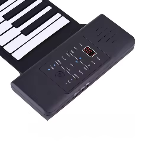 Roll Up Piano 88 Keys, Portable Professional Thick Keyboard, Beginner Electronic Piano, Adult Digita