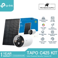 TP LINK Tapo C425 KIT Solar-Powered Security Camera Kit(รับประกัน1ปี)