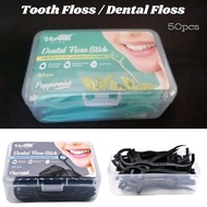 Dental Floss Stick / Tooth Floss Stick 50pcs