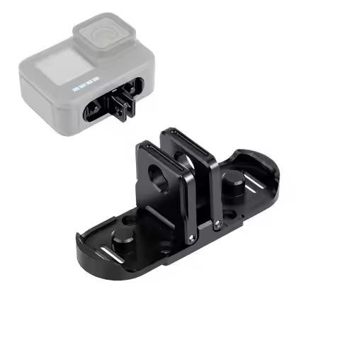 Magnetic Folding Base Adapter for GoPro HERO12 11 10 9 8 Max, Quick Release Mount Base for Gopro Her