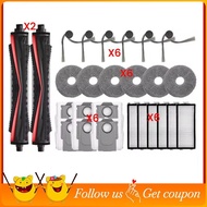 26PCS for  Saros Z70 / G30 Space Vacuum Cleaner Replacement Parts TriCut Brush Side Brush Dust Bag F