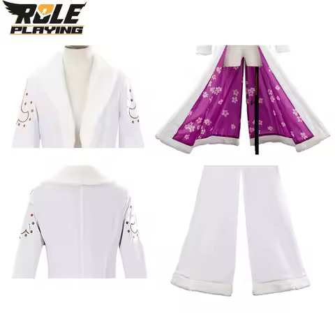 Fantasia Nico Robin Cosplay Women Costume Disfraz Coats TV Pirate Jackets Outfit Halloween Carnival