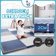 BabyBloo Baby Playmat 60x60x2cm Thick EVA Foam Play Mat Puzzle Carpet Mat Bayi Puzzle Floor Carpet K