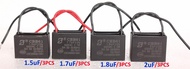 3 chiếc Tụ Điện Quạt Trần 450v-500vac đơn có dây cbb61 động cơ quạt khởi động 1.5uF/1.7uF/1.8uF/2uF