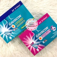 Gaviscon 24 x 10ml 1 box - Peppermint liquid 067189 / Double Action Sachet 069329 / Advance 001513