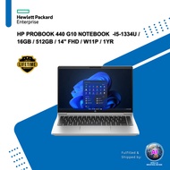 HP PROBOOK 440 G10 NOTEBOOK   -i5-1334U / 16GB / 512GB / 14" FHD /  W11P / 1YR