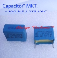 Capacitor. MKT 100.NF / 275 VAC.