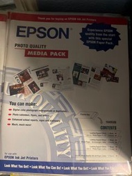 EPSON 相紙 photo quality Media pack 不同組合13張