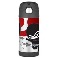 THERMOS 不銹鋼兒童吸管保溫杯 -忍者 355ml