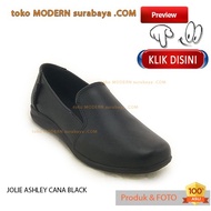 JOLIE ASHLEY CANA BLACK women's casual slip-on loafers