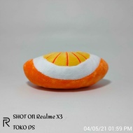 Gigitan Anjing Jeruk - Mainan Anjing Boneka Orange Squeaky Puppy Dog
