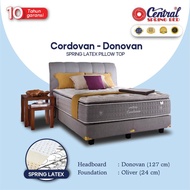 Springbed central uk 180x200 cordovan spring latex komplit set 30cm