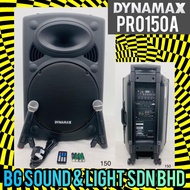 DYNAMAX PRO150A 350watt Portable Speaker / USB / FM / WIRELESS MIC