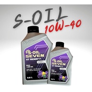 Semi-Synthetic Engine Oil S-Oil 4T 10W-40 0.8L.