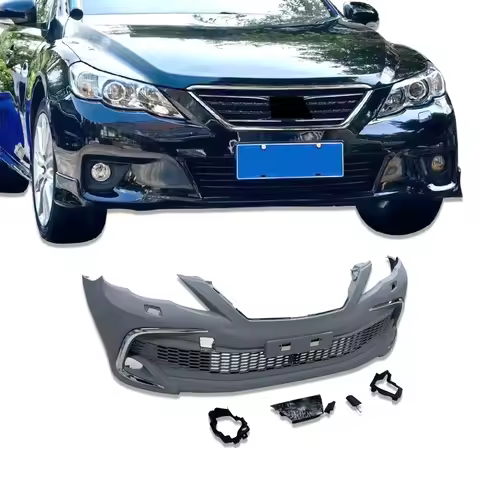 High Quality Car Front Bumper for 2010 Toyota Reiz Mark X Upgrade 2018 Style Car Bumper for 2012 Mar
