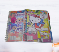 Notebook spiral B6 index fancy