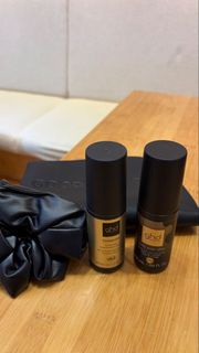 GHD 旅行裝護髮噴霧套裝 + 化妝袋 + 髮圈