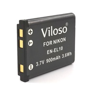 Viloso EN-EL10 ENEL10 Li-40B Li-ion Battery for Nikon COOLPIX S200 S210 S500 S510 S5100 S520 S60 S60