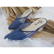 Navy shoes, beautiful women's shoes, 7cm glass