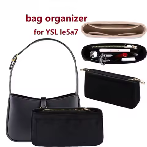 【Only Sale Inner Bag】Bag Organizer Insert For YSL Le5a7 Hobo Divider Shaper Protector