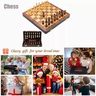 1set Superior Wooden Chess Board Magnetic Chess Board 29x29cm Folding Chess Board Magnetic Chess Boa