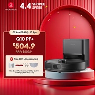 Roborock Q10 PF/Q10 PF+ Robot Vacuum Cleaner 10000 Pa | Dual Anti-Tangle | Perfect for Pets, Carpets