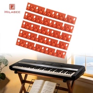 [UsusexaMY] 61 Key Digital Keyboard Conductive Rubber Pad Orange Contact Strip for Efficient Circuit