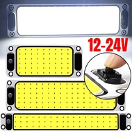 LED 12-24V Car Reading LED COB Night Strip Light Interior Light Ceiling Lamp with On Off Switch for 