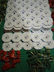 Paket Harga Spesial Bulan Ramadhan PCB lampu LED 10 Watt AC dan komponen lengkap Millar 400V dan Elc