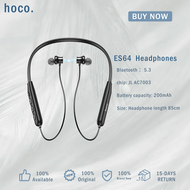 HOCO ES64 Sport Bluetooth Headphones Bluetooth 5.3 Portable Wireless Neckband Headset With Built-in Microphone Earphones