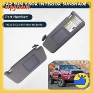 For   2005-2012 Car Sun Visor Interior Sunshade Part Numbers 74320-35C10-B0 74310-35C10-B0 Gray upja