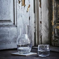 Glass Drinking Water Bottle, Glass Carafe Water Pitcher Jug with Glass (TNKVRD)