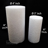 4“ & 3” inch GABUS POLIFOAM CYLINDER / POLYSTYRENE FORM CYLINDER / GABUS HANTARAN Dulang Hantaran Du
