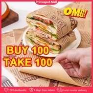 Grease-proof Paper Sandwich Paper Pad Bakery Food Plate Pad Food Wrapping Paper