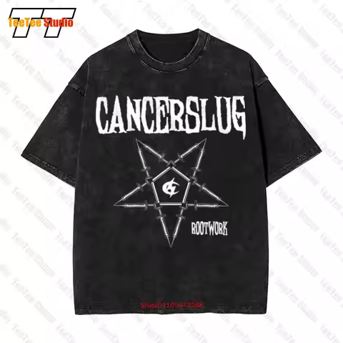 New D T G Vintage Oversized T-Shirt Cancerslug Rootwork Size S M L Xl 2 3 4 5 6 7Xl XAKW