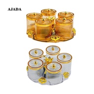 [AJAZ] Condiment Jars Dustproof Seasoning Boxes Elegant Candy Containers Food Storage for Housewarmi