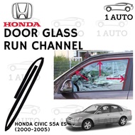 [ORIGINAL HONDA PART] HONDA CIVIC S5A ES (2000-2005) DOOR GLASS RUN CHANNEL GETAH TINGKAP