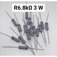 0001328 Resistor 6.8 k Ω 3 W 5% Resistors (Pack Of 5)