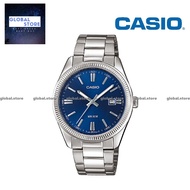 Casio MTP-1302PD-2A Blue Dial Stainless Steel Watch - MTP1302/ MTP1302D
