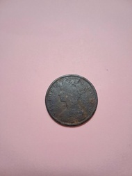 維多利亞女皇時期 1901年香港一仙硬幣