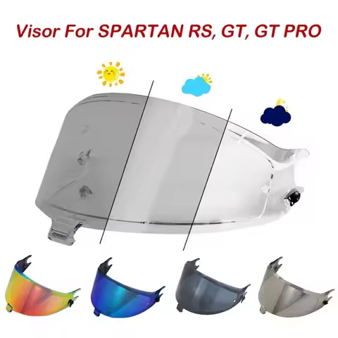 Photochromic Lens for SHARK Spartan GT ,Spartan GT PRO, Spartan RS Helmet Visor Lens Visière Moto Fa