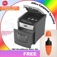 GBC AUTO+ 50X AUTO FEED Office Paper Shredder 50 sheets / / mesin perincih / 2 year warranty