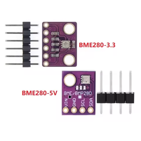 5PCS BMP280 5V 3.3V Digital Sensor Temperature Humidity Barometric Pressure Sensor Module I2C SPI 1.