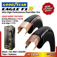 GOODYEAR Eagle F1 R Ultra high Performance Road Race Tire 700c 25c 28c Tube Clincher Tubeless Tan Wall Racing Bike Tyre