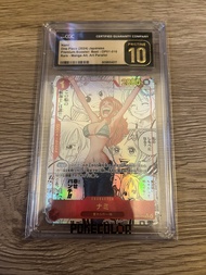 CGC 10 pristine 漫畫 娜美 One Piece Nami Manga Alt Art Parallel 卡牌 op01-016 ptcg