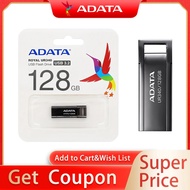 UR340 ADATA ของแท้ USB แฟลชไดร์ฟ32GB 64GB 128GB USB ความเร็วสูง USB 3.2 Pendrive โลหะ U Disk หน่วยความจำ