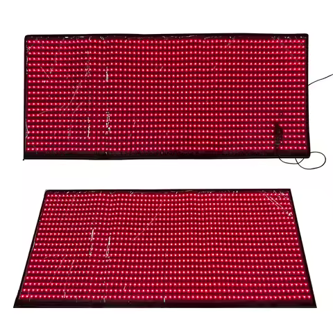Full Body Red Light Mat 71"x 31" Red Light Blanket 1280 LEDs Red Near Infrared 660nm 850nm Full Body