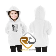 ATTACK ON TITAN SNK Shingeki no Kyojin AOT Scouting Legion KIDS HOODIE JACKET