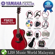 Yamaha FS820 40 Concert Solid Spruce Mahogany Acoustic Guitar Red Ruby (FS 820)